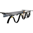 Cable trolley system for C-rails